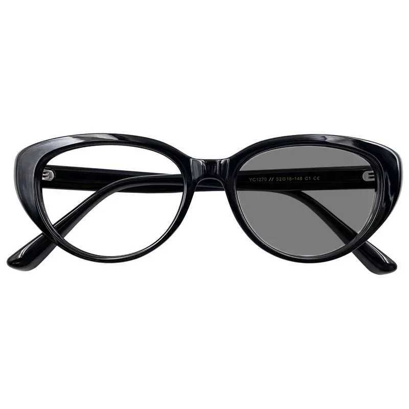 Ladies New Trend Photochromic Myopia Glasses Men Women Fashion UV Protection Eyeglasses Unisex Cat Eye Near Sight Eyewear W250513