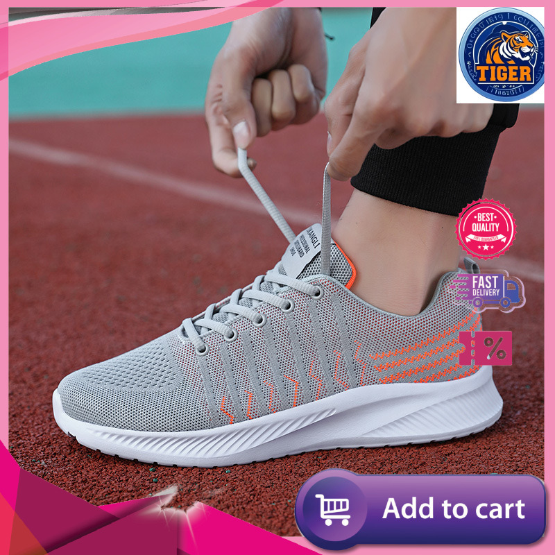 Ddmytiger Mesh Breathable Sports Soft Lightweight Running Men S Thick Sole Comfortable Casual Travel Shoes Outdoor Shoes