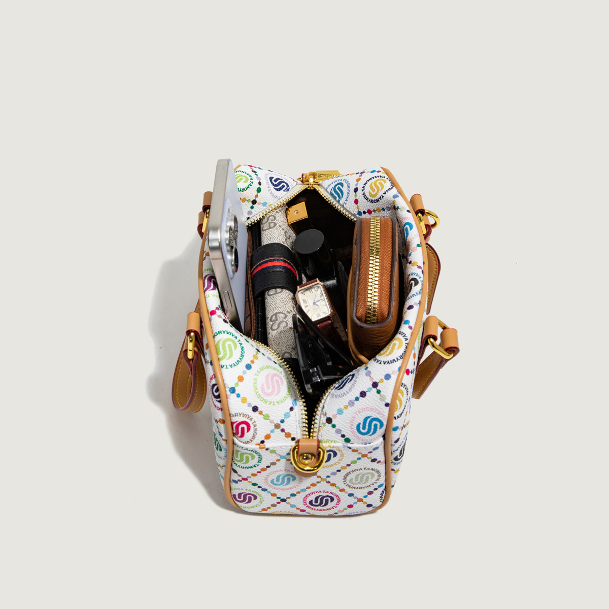 Top Quality Brand High Quality New Style Free Delivery Designer Bag Bag Crossbody New Summer Versatile Boston Bag Fashion Classic Printed Women's