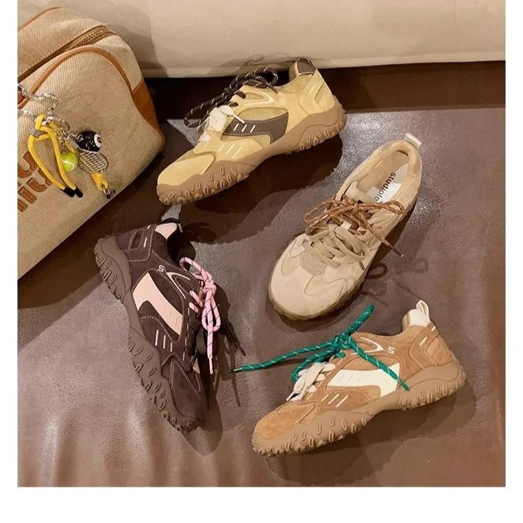 Designer Shoes For Men Women Shoes Casual Shoes Platform Shoes Brown Yellow Khaki Mens Womens Sneakers Trainers outdoor shoes
