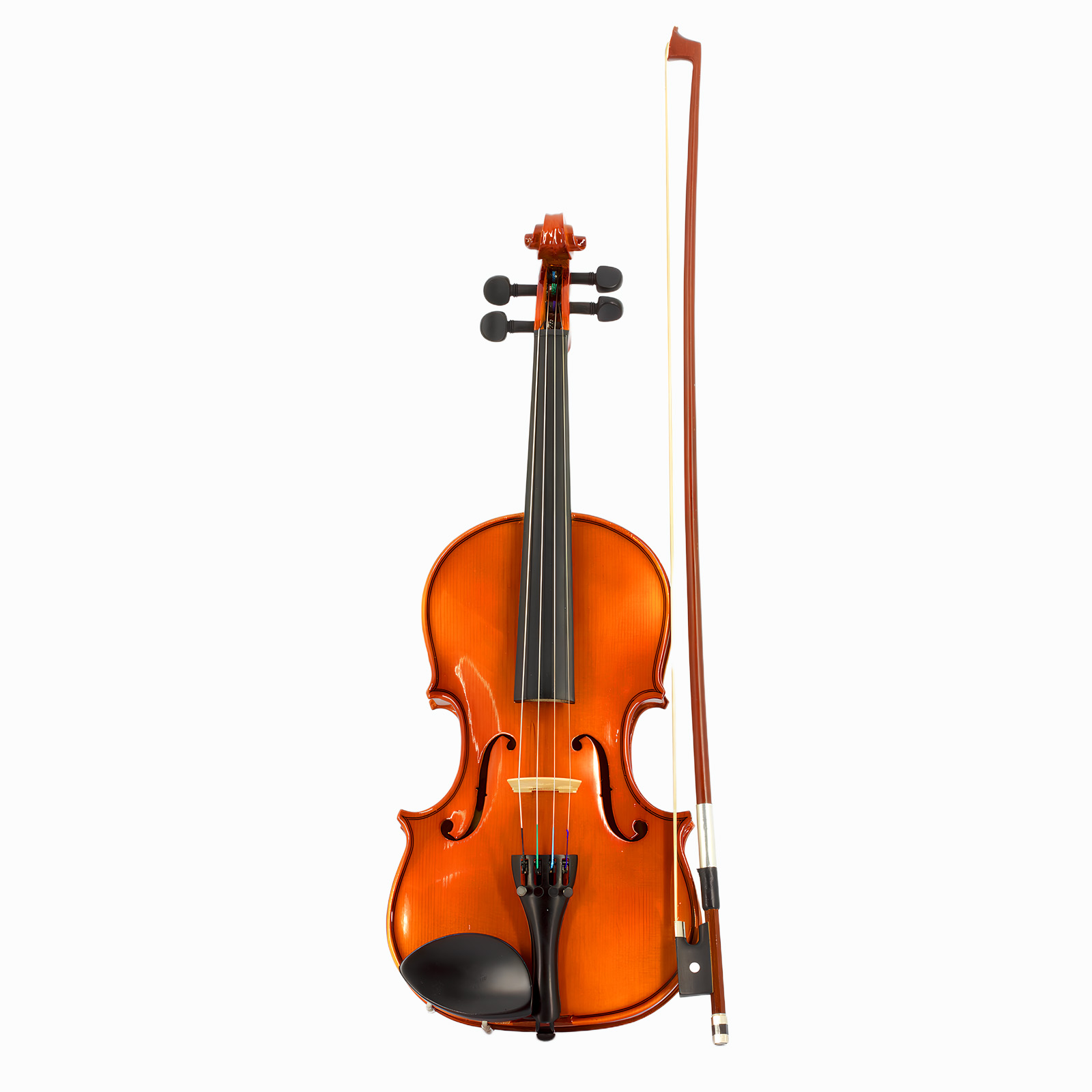 Handmade Wooden Violin for Novices: Elegantly Crafted Musical Dream Starter Kit