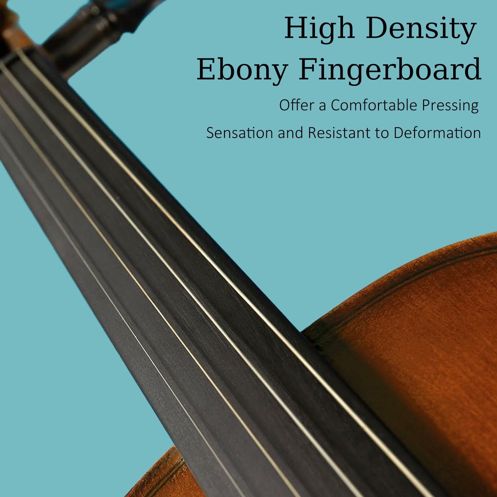 Forged from solid wood and sculpted by hand, this high-value beginner violin infuses musical dreams with professional finesse.