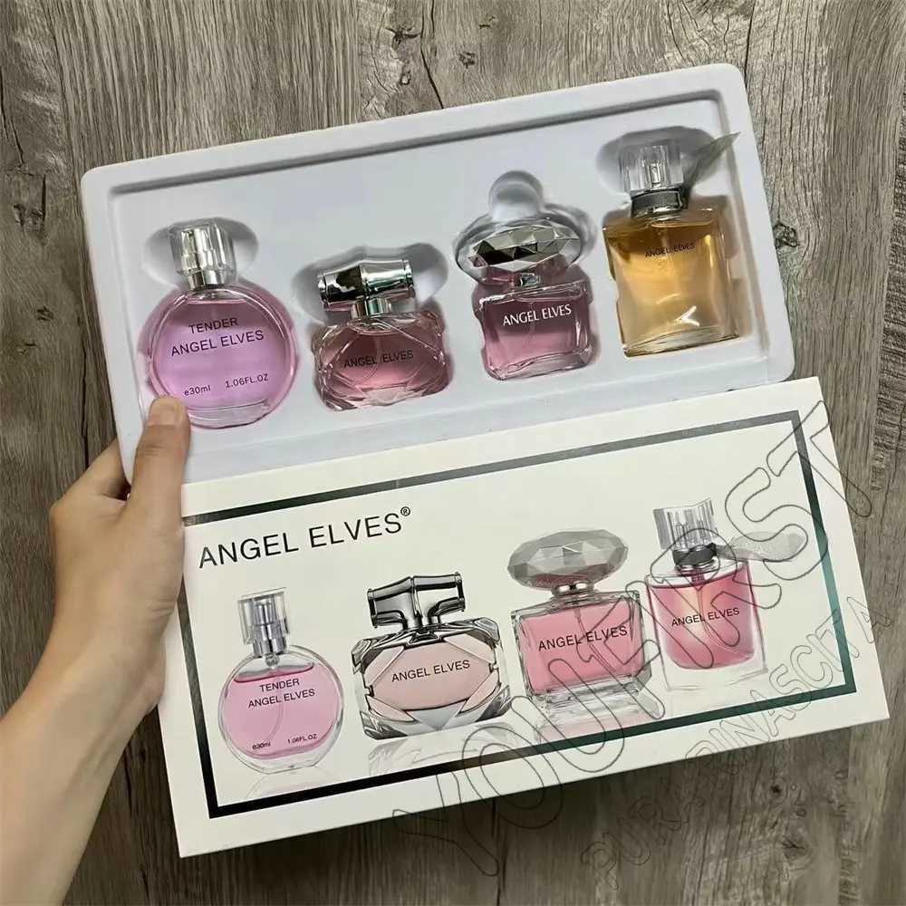 Gift Box 4Pcs Set Perfume Women 120ml Night Club Perfumes For Women Lasting Fragrance Perfume Femme Floral Fruity Scent Spray W250513