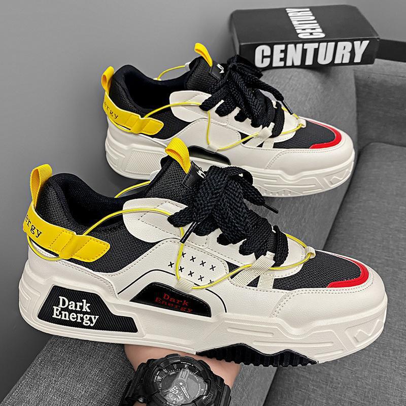 Designer Men's shoes winter breathable 2025 new niche design board shoes men's height increasing casual versatile explosive sports trendy sh