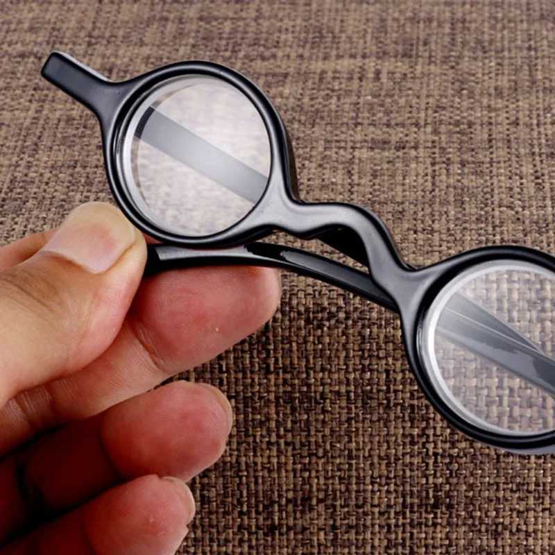 New Round Retro Reading Glasses Man Women Resin Clear Lens Tenacity Frame Glasses Presbyopia 1.0 1.5 2.0 2.5 3.0 Reading Glasses W250513