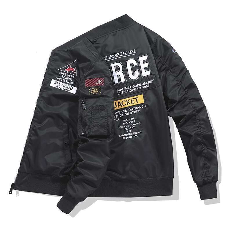 MA-1 American overalls pilot autumn and winter thickened Baseball uniform Trendy coat Men's military fan jacket Men