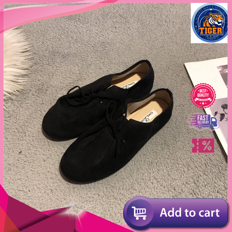 Ddmytiger Spring New Simple Classic Casual British Deep Mouth Commuter Flat Bottom Relaxing Single Shoes For Women Outdoor Shoes