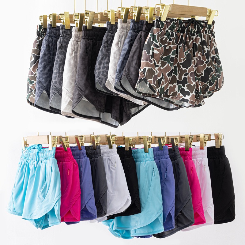 Hotty Hot Women's Yoga Shorts - Quick - Dry Running Pants with Pockets Elastic Waist Sport Shorts for Girls Motorcycle shorts women hot shorts