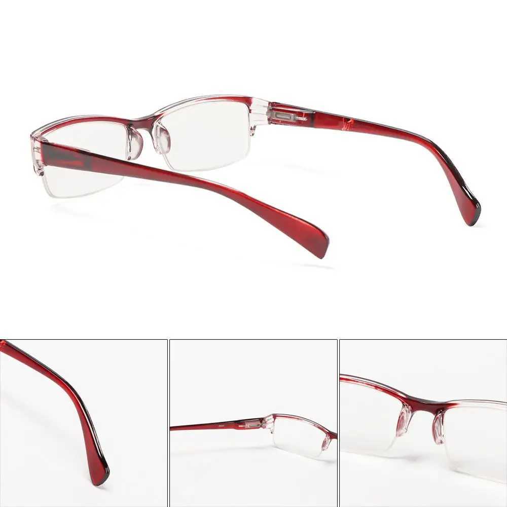 Fashion Diamond-cut Reading Glasses Men Women Ultralight Spring Hinge Presbyopia Eyewear Vision Care Readers Glasses +1.00~+4.00 W250513
