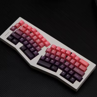 KBCaps 151 Key Gradient Red Bean Cherry Profile Dye Sublimation Keycap Fits MX Switch 61/64/68/75/86/98/104 Mechanical Keyboard