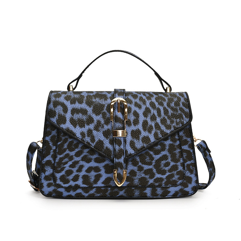 Personalized leopard print small square 2025 summer new fashionable and simple handbag, stylish single shoulder crossbody bag