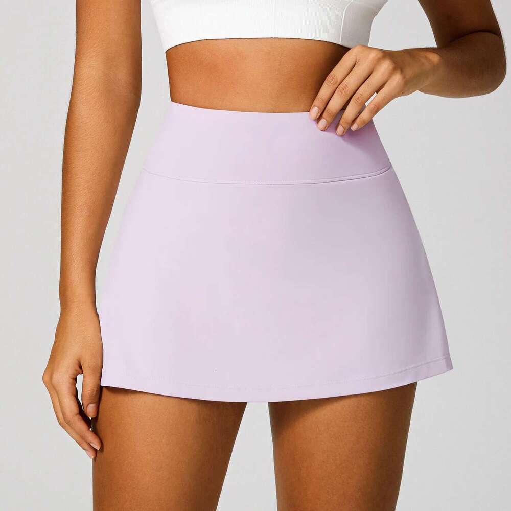 2025 Tennis Gym Golf Running Pleated Pantskirts Women Sports Fiess High Waist Quick-Dry Skorts 2 In 1 Skirts With Shorts