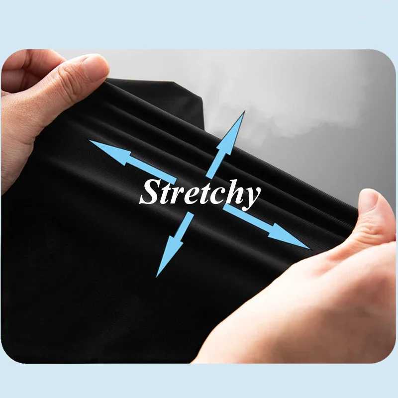 Mens Plus Size Casual Shorts 6XL 7XL Big Size Gym Shorts Mens Ice Silk Stretchy Summer Beach Short Pants Quick Dry Breathable Z250513