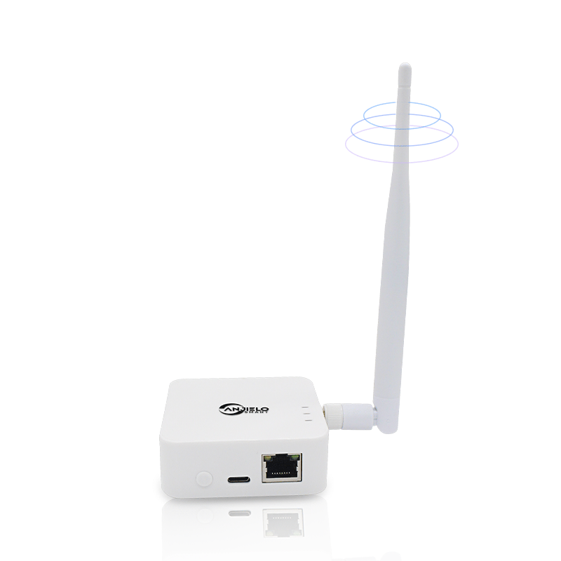 anjielo 2025 new wifi halow bridge typec interface power supply outdoor maximum distance 1000 meters fast speed strong penetration more stable network