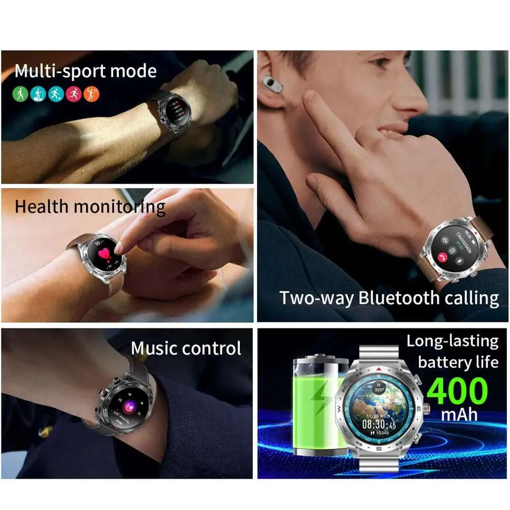 New 2024 Smart Watch TWS 2-in-1 Earphones HIFI 9D Sound Quality Bluetooth Call Sports Fashion Smartwatch Call Player Bluetooth