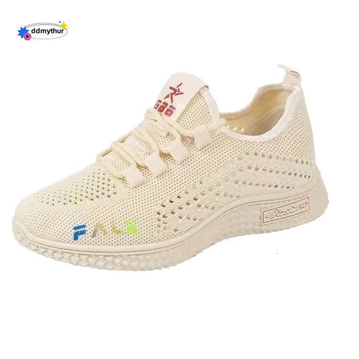Summer thin, breathable mesh, hollowed out soft sole, mom women's mesh comfortable and non slip shoes, canvas shoes ddmythur