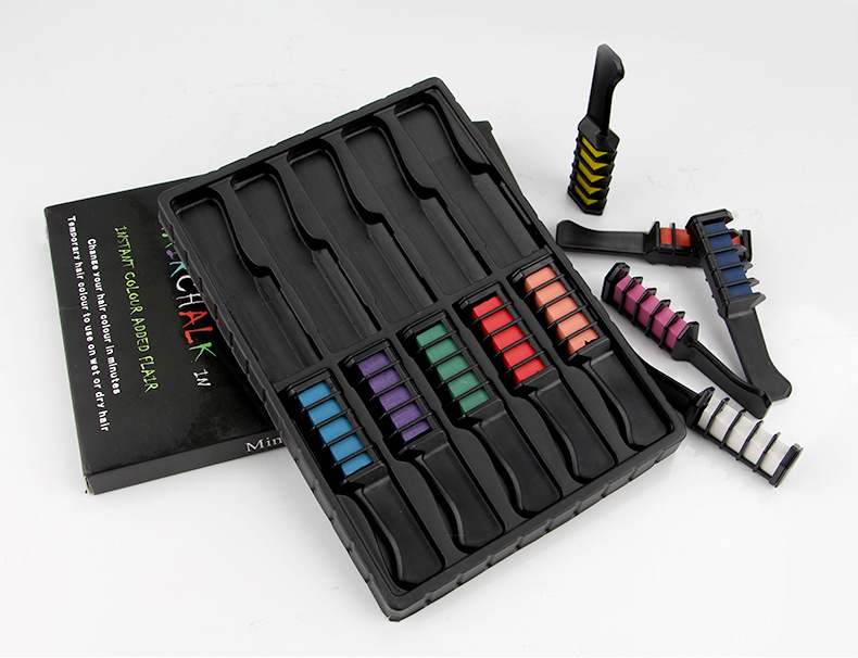 6/10 Color Disposable Colorful Hair Dyeing Comb