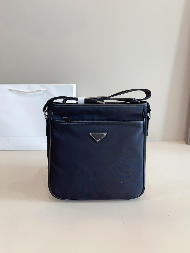 Men's crossbody bag, shoulder bag, unisex environmentally friendly nylon cloth double-sided casual backpack