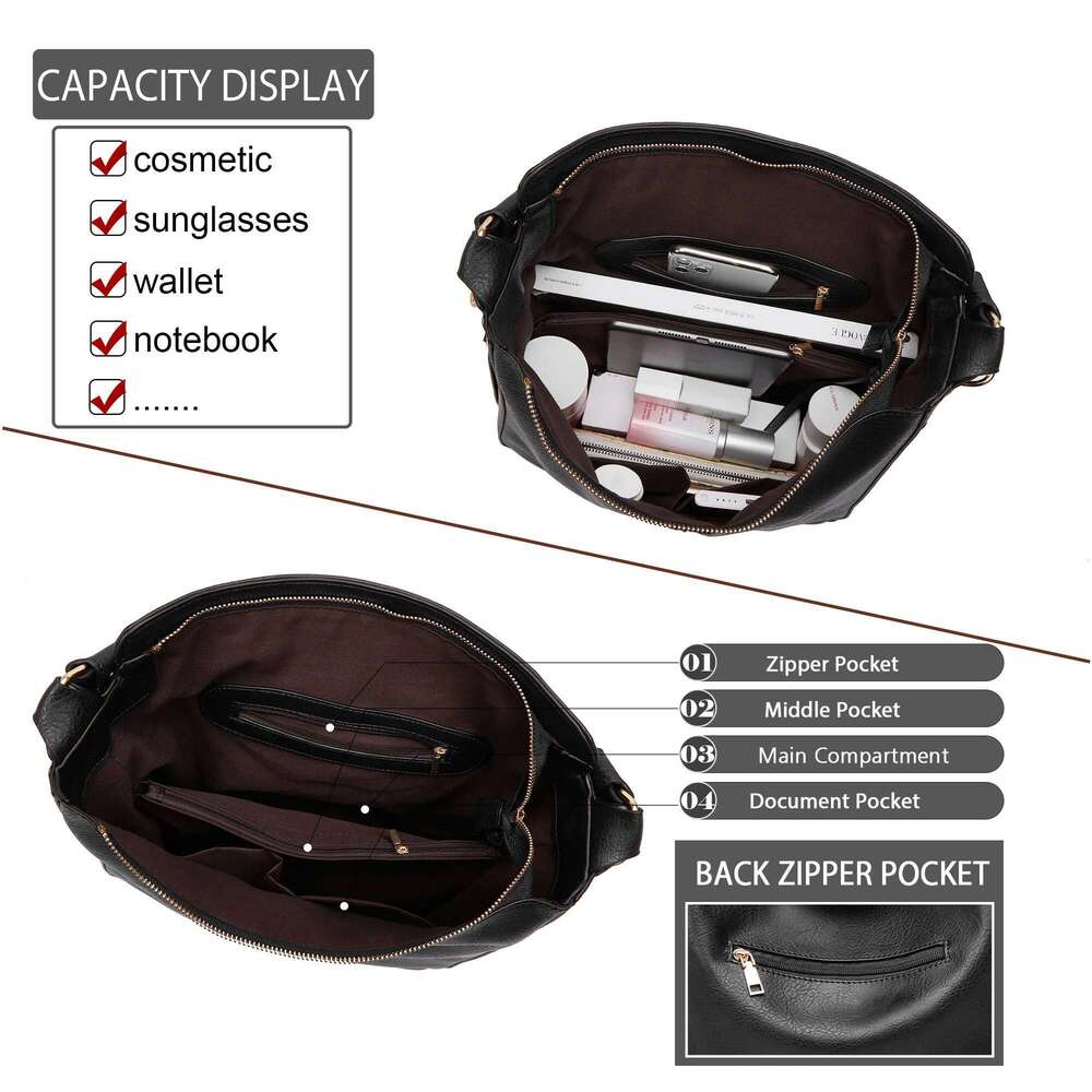 New Simple Tote Handbag Fashion Business Commute Large Capacity European Version Women's Shoulder Messenger Bag
