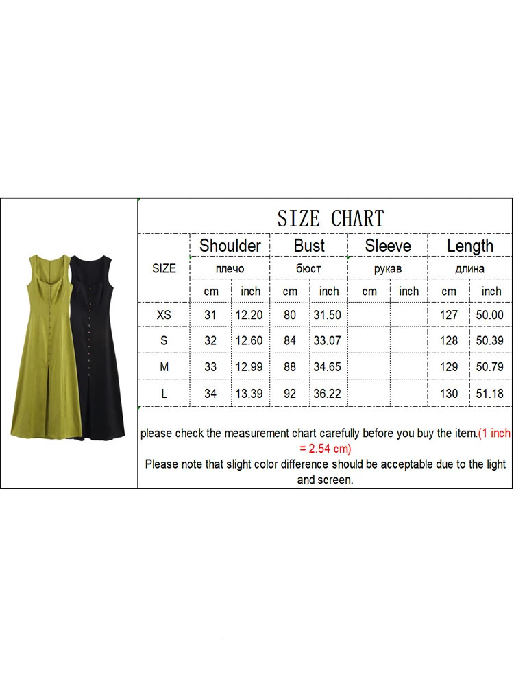 TFMLN Womens Aline Long Dress Elegant Square Neck Sleeveless Wide Sling Maxi Dresses Summer Lady Commute Button 250513
