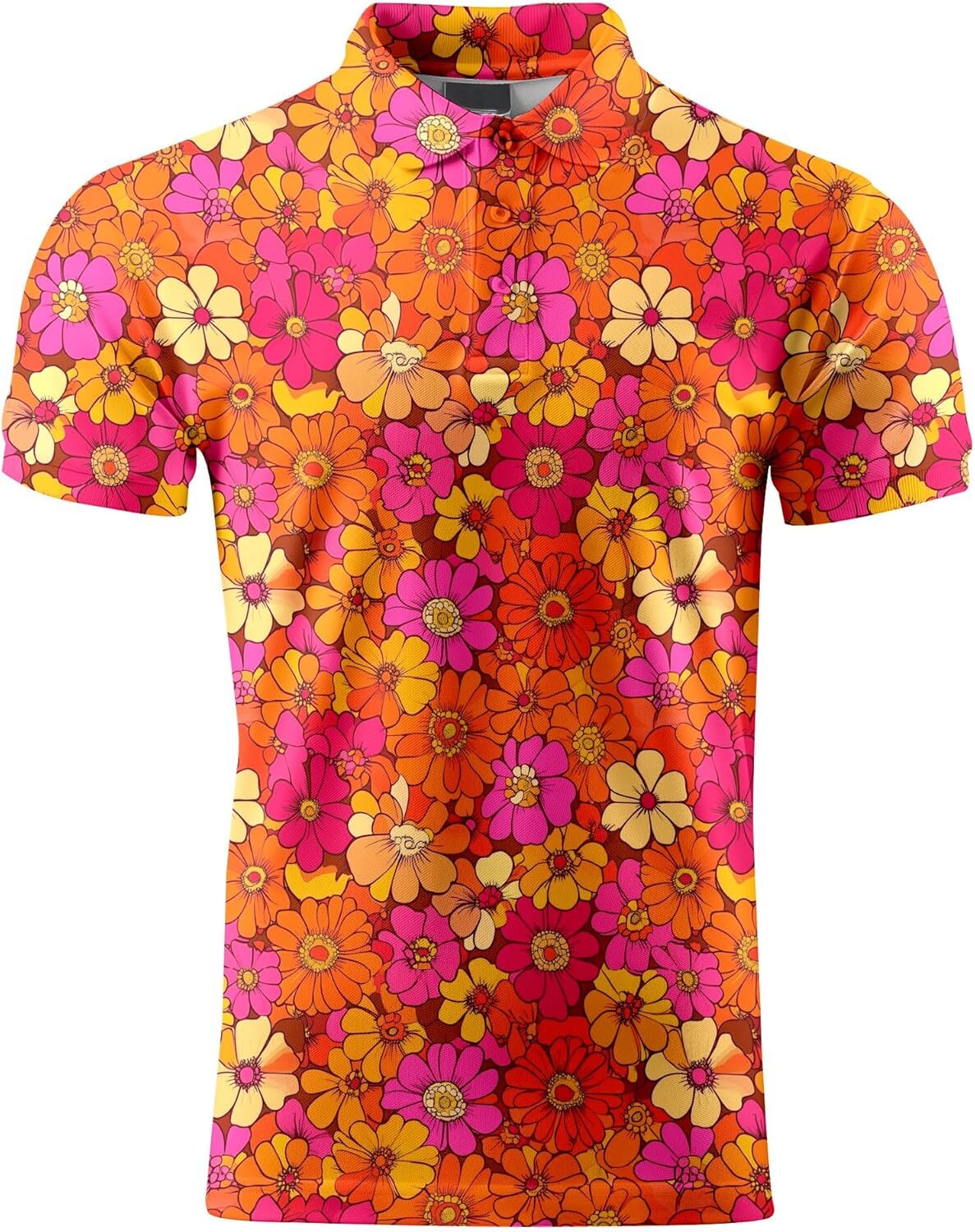 Mens Polo shirt Funny Golf Shirts for Men,Mens Hawaiian Shirts Short Sleeve Novelty Crazy Golf Shirts Polos shirts