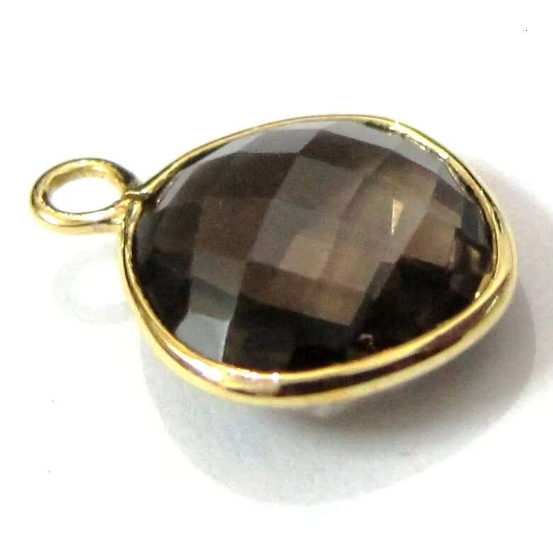 Charm pure colored d quartz jewelry sier necklace