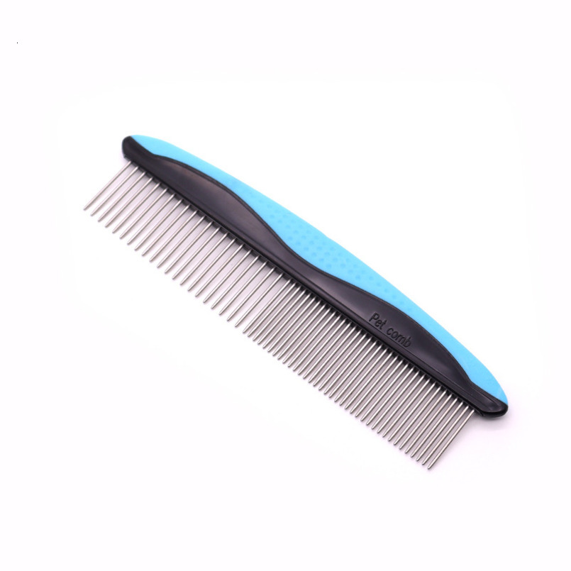 Cat Brushes For Indoor Cats Pet Artifact Dog Hair Beauty Cat Comb Supplies With Steel Teeth And Non-Slip Handle Dog Combs For Grooming Matting Pet Bru