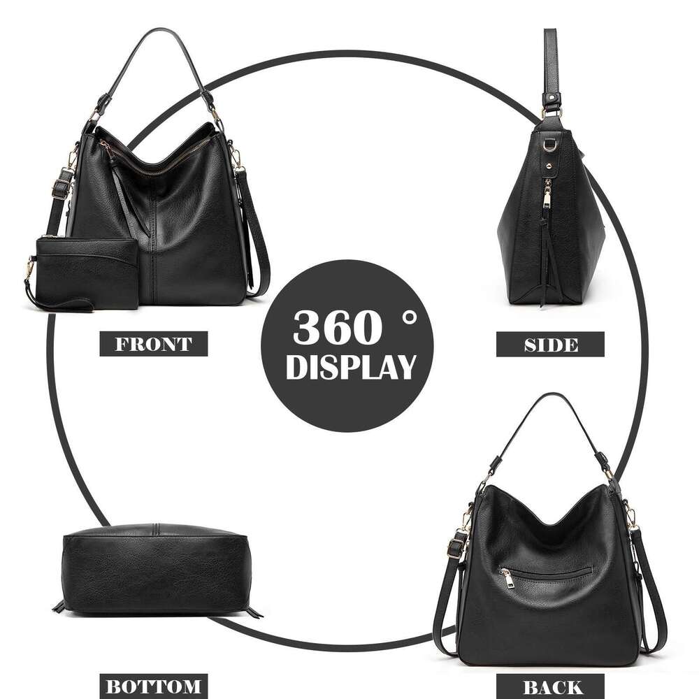 New Simple Tote Handbag Fashion Business Commute Large Capacity European Version Women's Shoulder Messenger Bag
