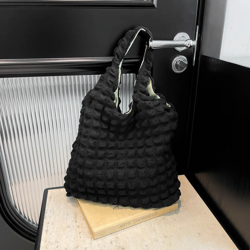 Free Delivery Designer Bag Simple Solid Color Shoulder Stylish Commuter Pleated Cloud Large Capacity Hand Multifunctional Shopping Luxury Bag