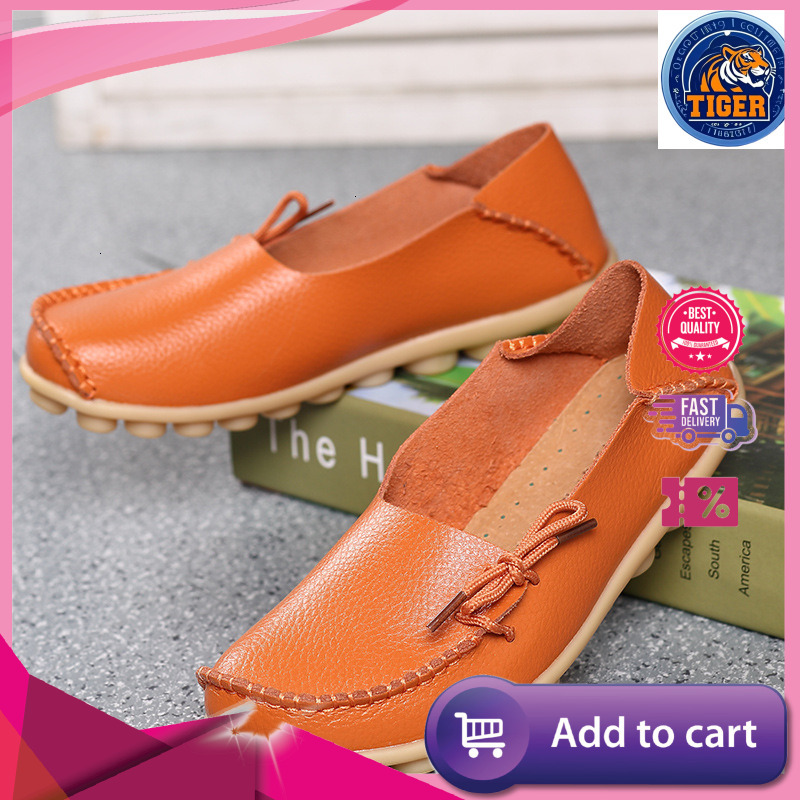 Ddmytiger Large Size Two Layer Leather Breathable Anti Slip Mother S Cow Tendon Sole Shallow Mouth Women Shoes Sandals Flat Nurse Outdoor Shoes