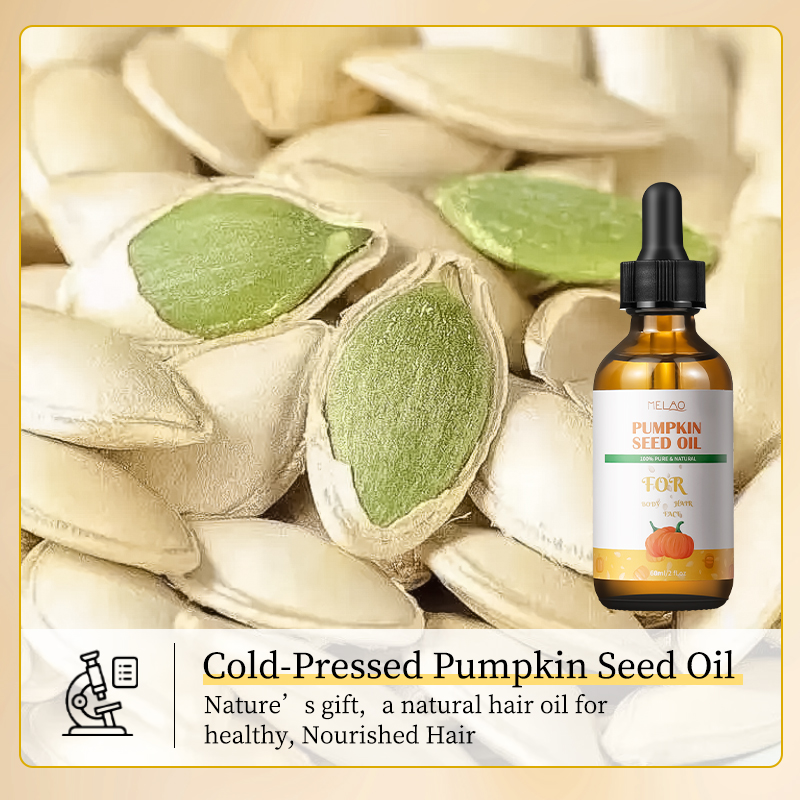 Pumpkin Seed Essential Oil - Nourishing Scalp Treatment for Smooth Strong Tresses
