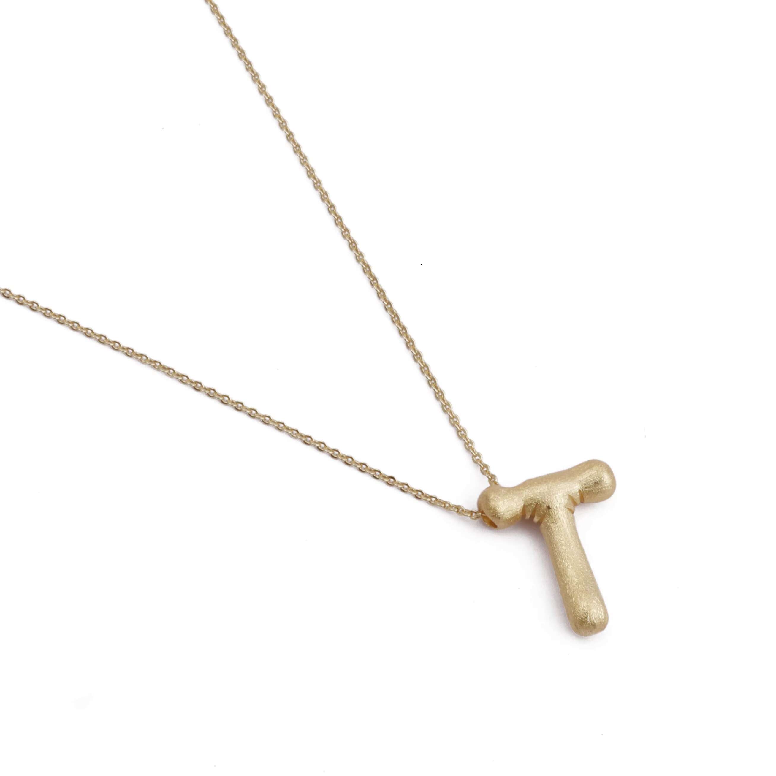 The R short chubby famous designer brand is the initial gold pendant necklace and gold-plated letter earrings for women