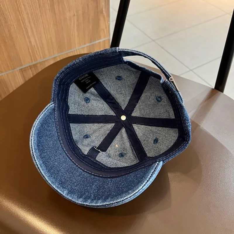 Sunglasses Detachable Baby Denim Duck Tongue Cap Short Brim Cowboy Baseball Hat Fashion Children Sun Glasses 8-36M Kids Outdoor R250512