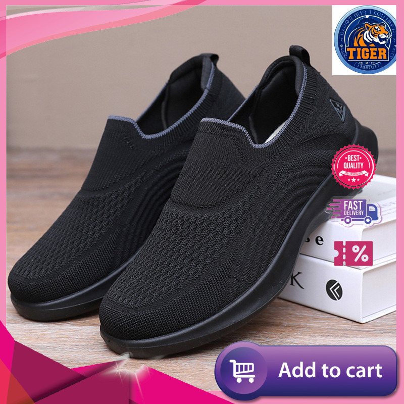 Ddmytiger Spring And Autumn New For Casual Soft Soled Wear Resistant Single Versatile One Step Stepping Men S Dad Shoes Outdoor Shoes