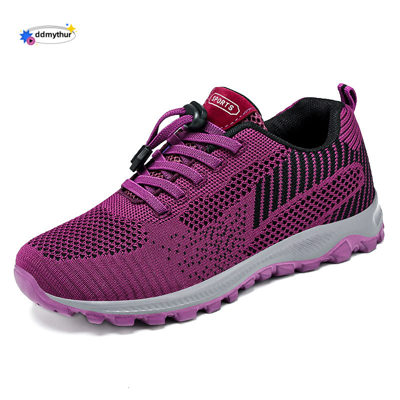 New spring casual for women, comfortable middle-aged and soft soled running shoes, elderly couple sports shoes ddmythur