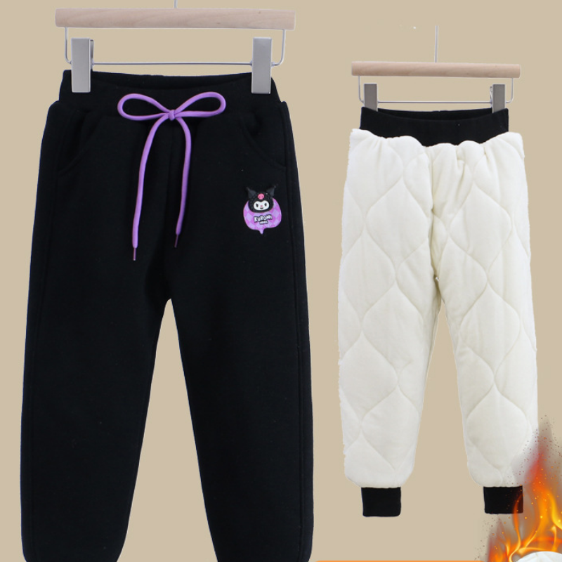 DISNEY Frozen Elsa princess kids designer clothes Children winter sportswear trousers, girls' long pants thickened cotton-padded trousers for the