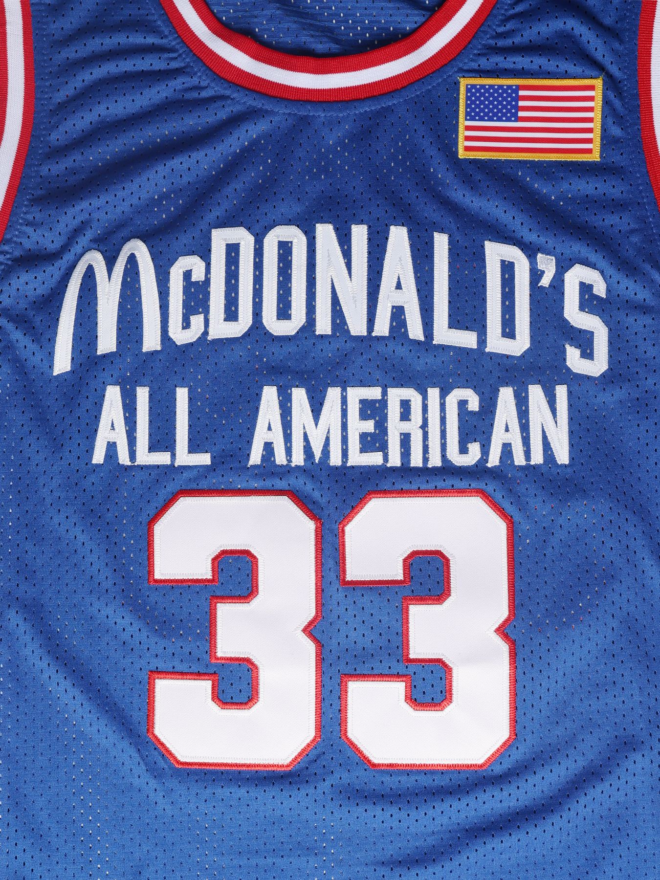 Bryant 33 MCDONALD ALL AMERICAN Blue and White Basketall Jeresys 2025 Men's Embroidered Stitched Size S-XXXL for daily & casual