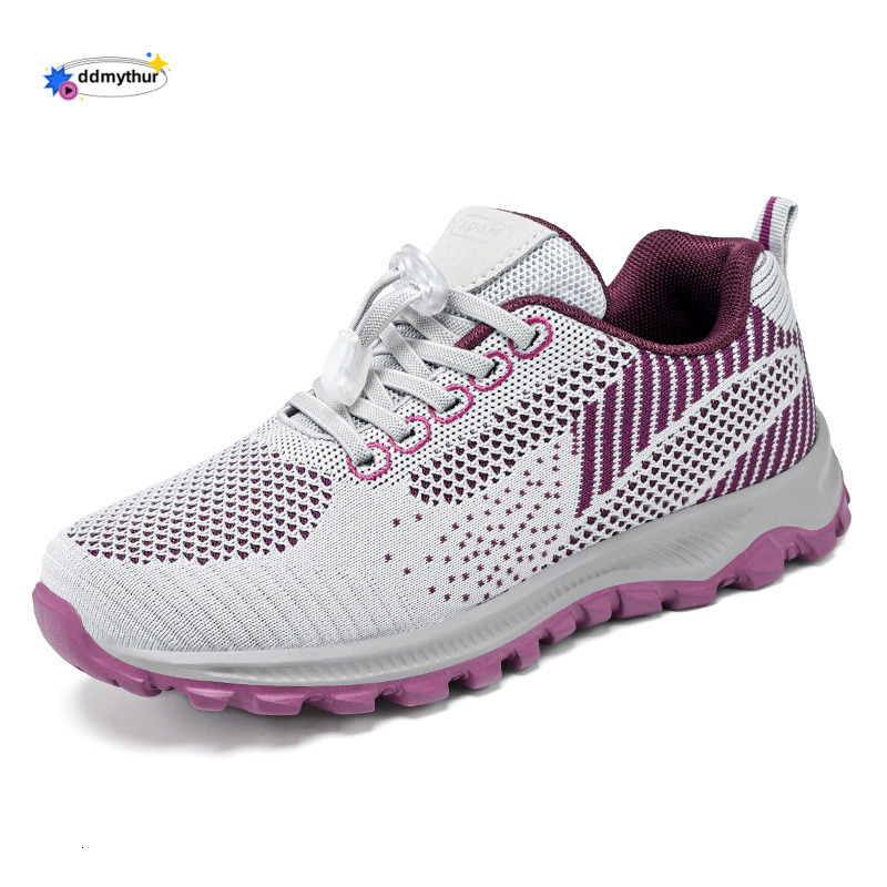 New spring casual for women, comfortable middle-aged and soft soled running shoes, elderly couple sports shoes ddmythur