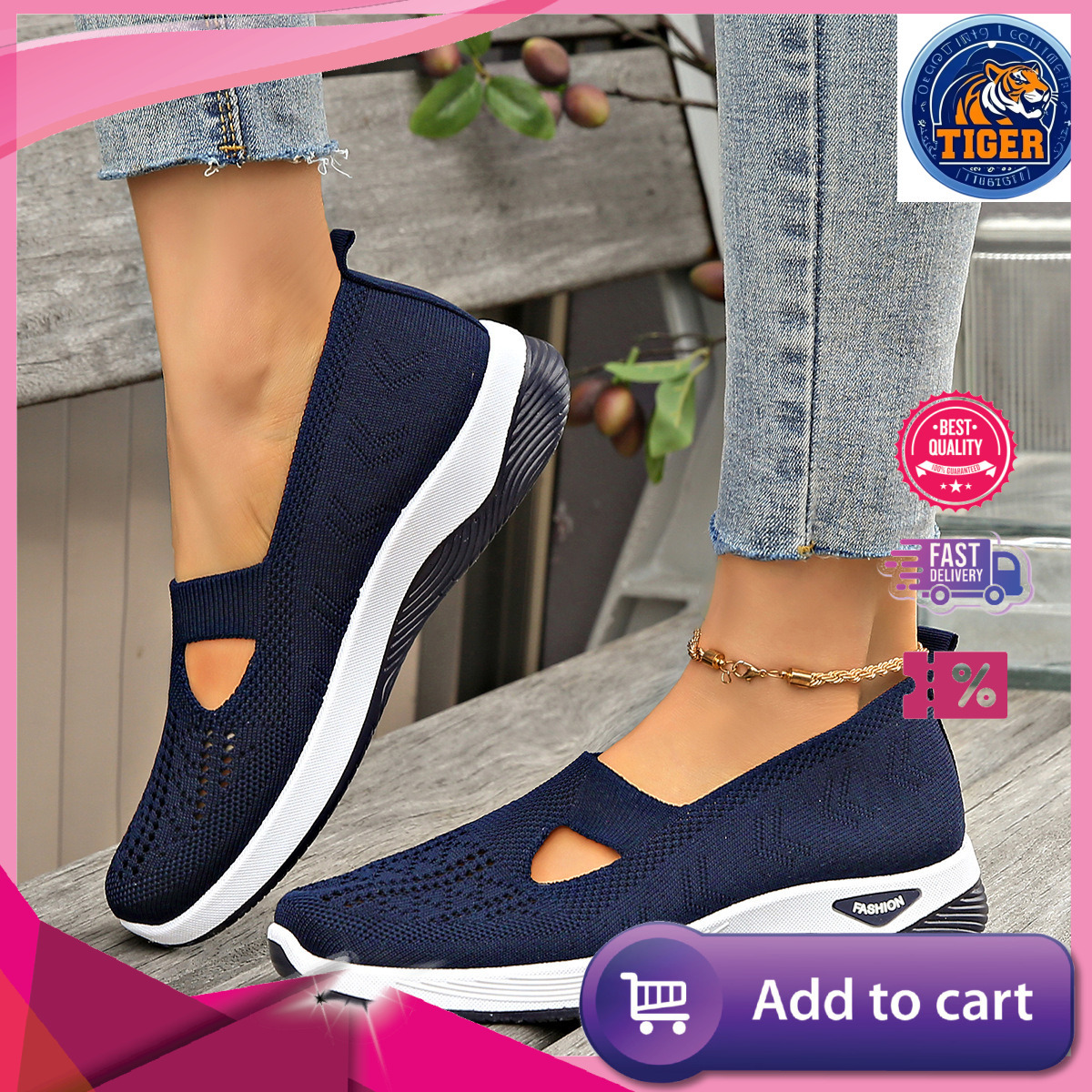 Ddmytiger Cloth Spring New Breathable Middle Aged And Elderly Mom Large Size Women S Shoes Stickers Outdoor Shoes