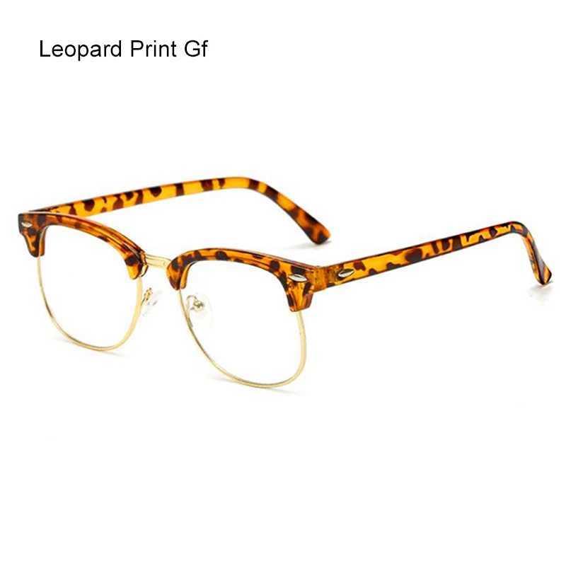 Anti-radiation Optical Eyeglasses Stylish Computer Glasses Classic Browline Frame Retro Glasses Anti-blue Light Unisex W250513