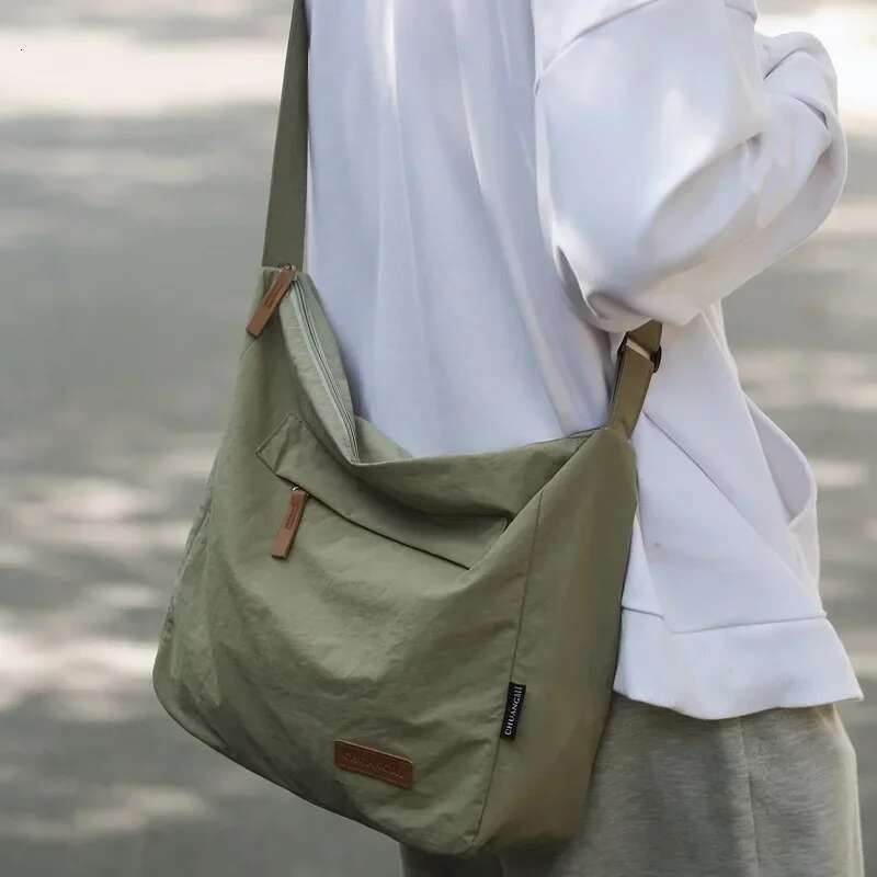 One Shoulder Bag Japanese Women Men Shoulder Crossbody Bag Large Canvas Messenger For Student Brand Book Bags Female Handbag Satchels KQ