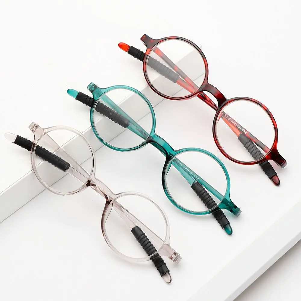 Fashion Women Reading Glasses Men Vintage Round Stylish Frame Presbyopia Eyeglasses Ultralight Hyperopia Eyewear +1.0 +4.0 W250513