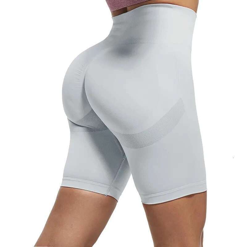 Yoga Women Fiess High Waisted Sports Seamless Push Up Butt Snorts Summer Workout Gym Shorts