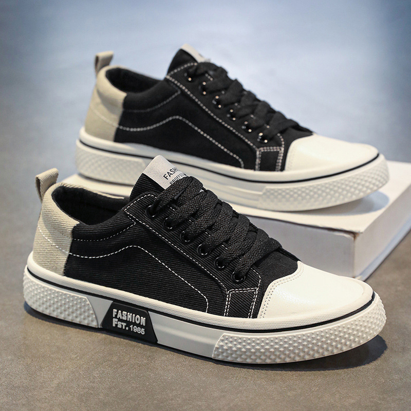 Canvas Spring Autumn New Style Simple Low Top Casual Shoes Student Board Men S Versatile Sports And Leisure Trendy Shoes Ddmysaturn