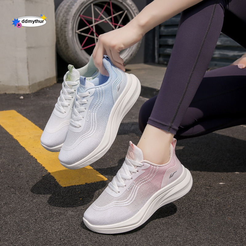 2025 Summer New Casual Korean Edition Breathable Flyknit Women's Ins Student Running Sports Shoes FZ6609 ddmythur