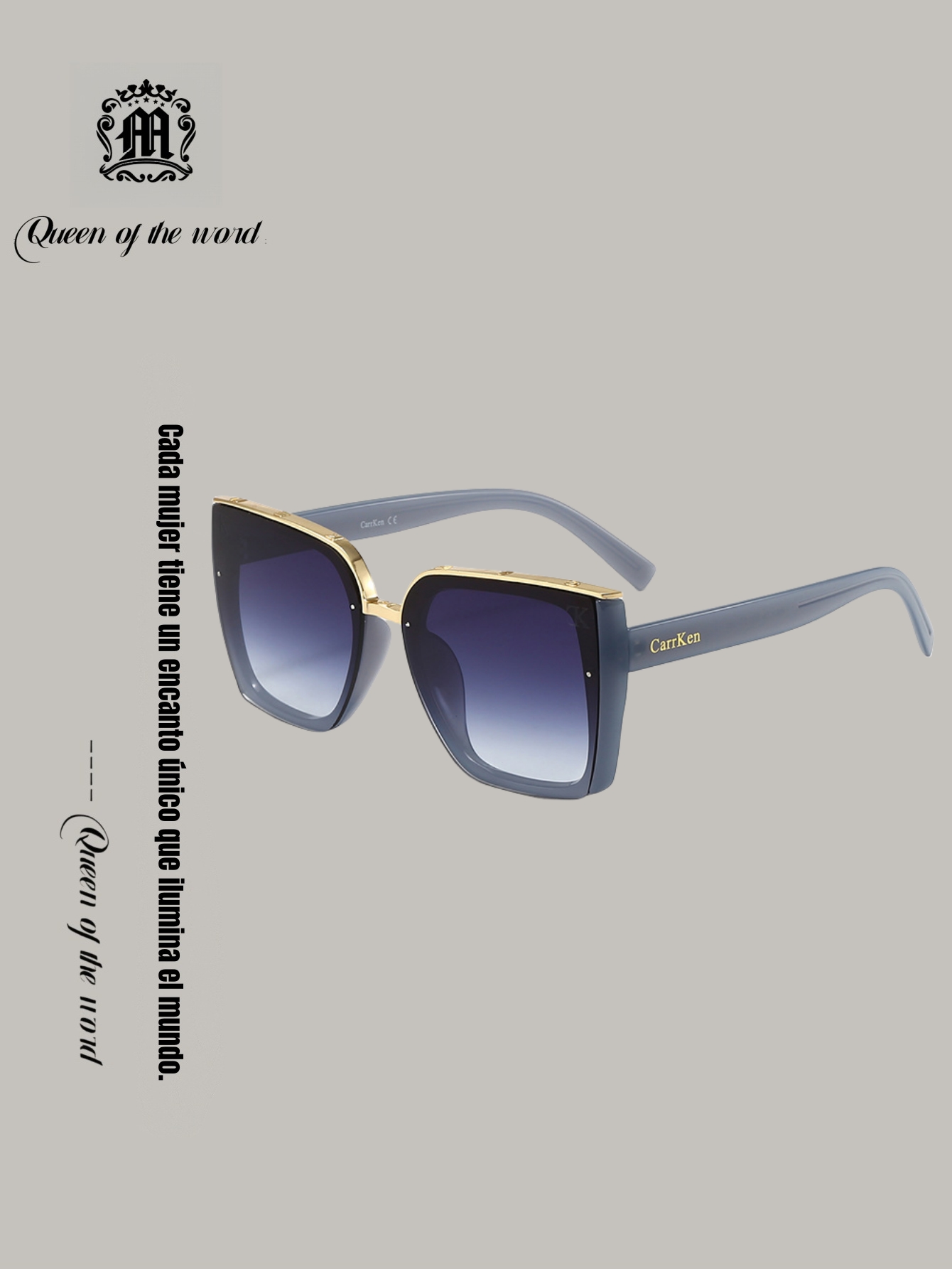 queen of the word 2 Women's European and American fashion large frame sunglasses, UV protection, advanced outdoor driving sunglasses, outdoor sun