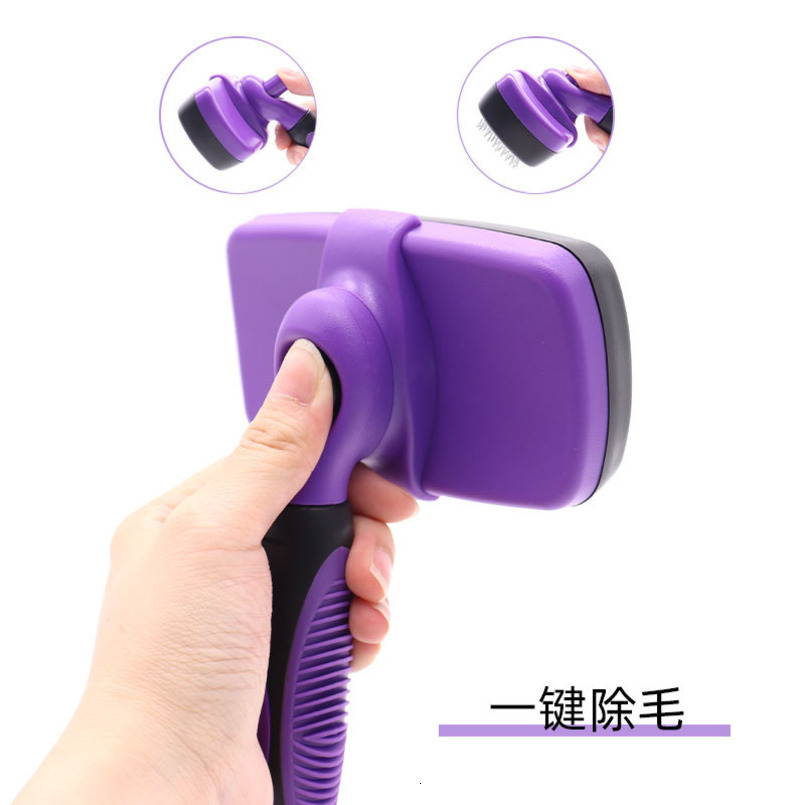 Pet Suppliers Dog Grooming Shedding Tools Pets Hair Removal Tool Double Sided Brush Cat Needle Removal Comb