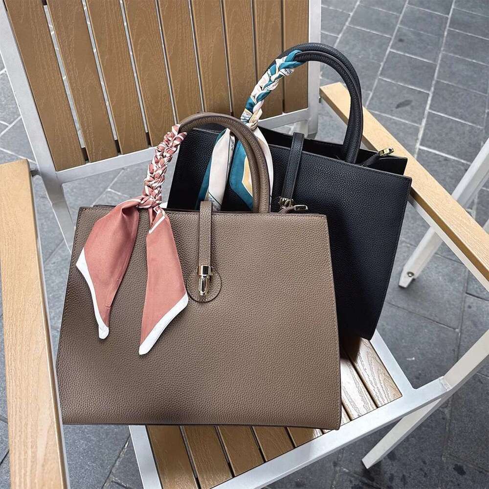 Original Documents Tote Shoulder Women's Bags High Quality Bag Genuine Leather Designer Top Handle