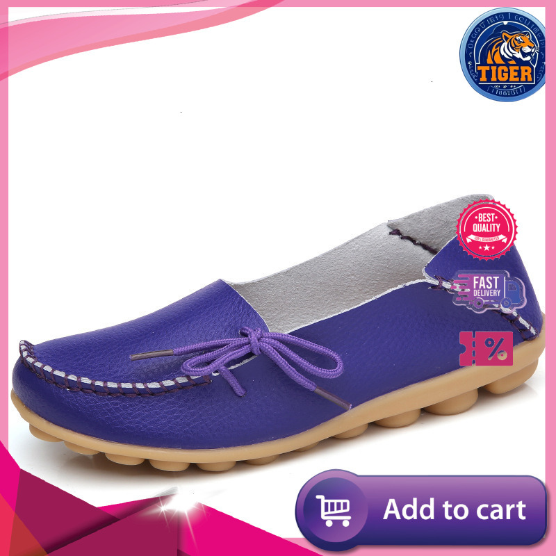 Ddmytiger Oversized Two Layer Cowhide Mother S Single Perforated Comfortable Dou Women Shoes Nurse Outdoor Shoes