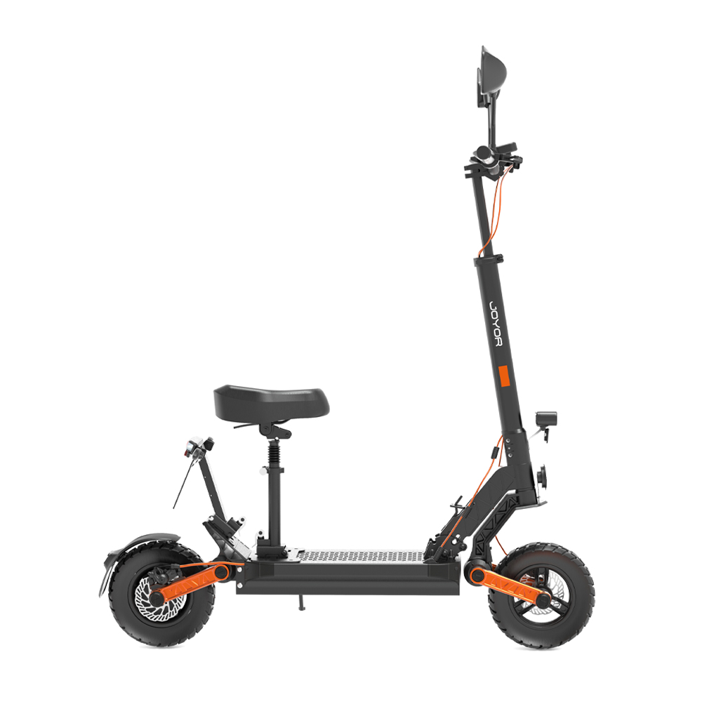 UK STOCK JOYOR Y6-S 10 inch Electric Scooter with removable Seat 500W 48V 18Ah 60KM Long Range City Folding eScooter for adults 15.5mph